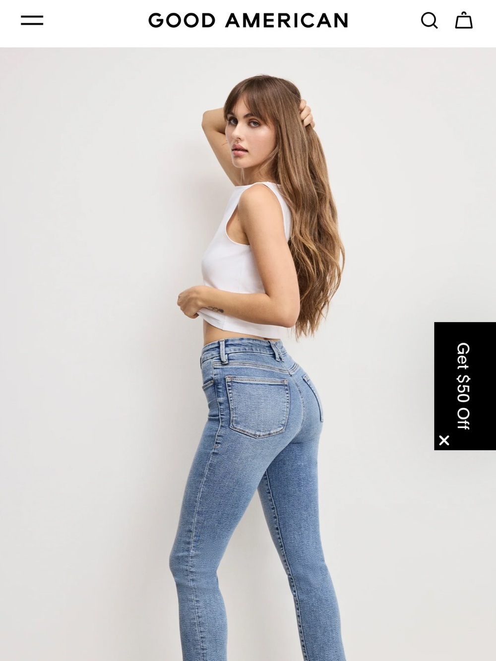 Good American Good Legs Straight Jeans 14/32